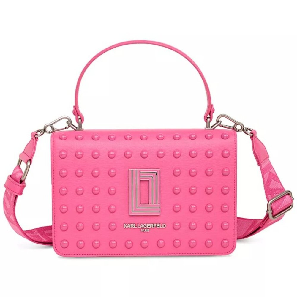 KARL LAGERFELD PARIS Simone Flap Crossbody - Picture 1 of 16